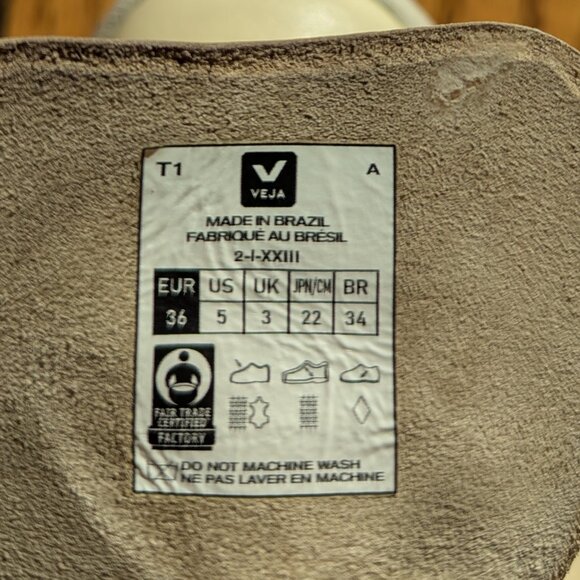 Veja V-10 J-MESH JUTE PIERRE Size 5 / EUR 36 - Picture 5 of 6